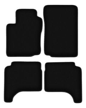 Črne velurne talne obloge BASIC za: Suzuki Grand Vitara I 5-vratna (1998-2005)