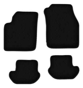 Črne velur preproge BASIC za: Ford Ka MK1 kombilimuzina (1998-2006)