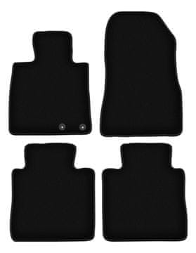 Črne velur preproge BASIC za: Nissan Note II kombilimuzina (2012-)