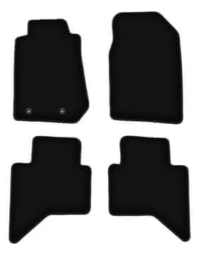 Črne velurne talne obloge BASIC za: Isuzu D-MAX II pickup (2011-)