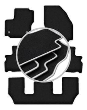 Avtomobilske preproge CARLUX-SILVER za: Ford S-MAX MK1 FL 7-sedežni (2012-2015)