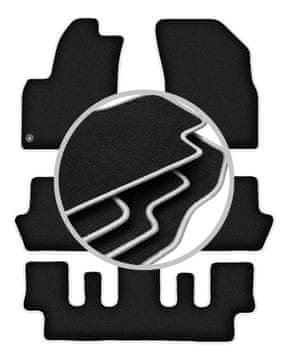 Avtomobilske preproge CARLUX-SILVER za: Citroen C4 Grand Picasso 7 sedežev (2006-2013)