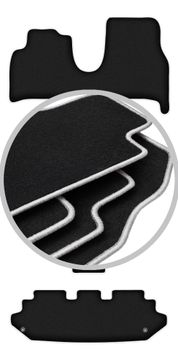 Avtomobilske preproge CARLUX-SILVER za: Peugeot 807 7 sedežev (2002-2014)