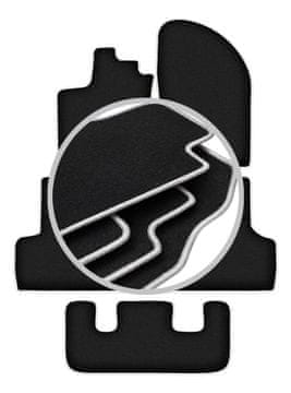 Avtomobilske preproge CARLUX-SILVER za: Dacia Lodgy 7 sedežev (2012-)