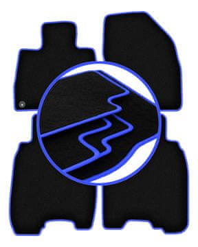 Avtomobilske preproge CARLUX-BLUE za: Honda Civic VIII kombilimuzina (2006-2012)