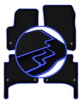 Avtomobilske preproge CARLUX-BLUE za: Porsche Cayenne I SUV (2002-2010)