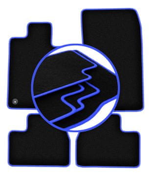 Avtomobilske preproge CARLUX-BLUE za: BMW 3 E30 limuzina, karavan (1982-1994)