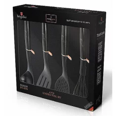 Berlingerhaus kuhinjski pripomočki 4 kosi Black Rose Collection BH-6208
