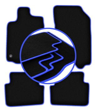 Avtomobilske preproge CARLUX-BLUE za: Renault Laguna II karavan, liftback (2001-2007)