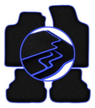Avtomobilske preproge CARLUX-BLUE za: Volkswagen Vento limuzina (1991-1997)