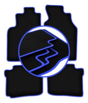 Avtomobilske preproge CARLUX-BLUE za: Mitsubishi Space Star enoprostorec (1999-2005)