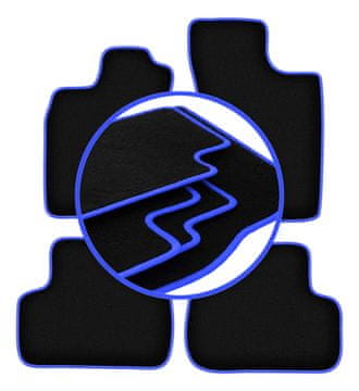 Avtomobilske preproge CARLUX-BLUE za: Renault Twingo I kombilimuzina (1993-2006)