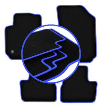 Avtomobilske preproge CARLUX-BLUE za: Citroen C4 Cactus crossover (2014-2018)