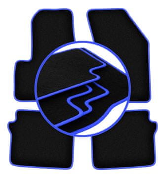 Avtomobilske preproge CARLUX-BLUE za: Chrysler Sebring III limuzina (2007-2010)