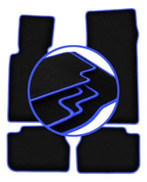 Avtomobilske preproge CARLUX-BLUE za: BMW 7 E32 limuzina (1986-1994)