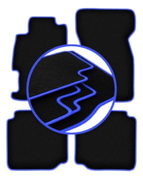 Avtomobilske preproge CARLUX-BLUE za: Rover 600/ 618 / 620 / 623 limuzina (1993-1999)