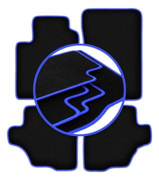 Avtomobilske preproge CARLUX-BLUE za: Suzuki Granr Vitara I 3-vrata (1998-2005)