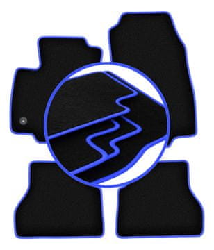 Avtomobilske preproge CARLUX-BLUE za: Ford B-MAX enoprostorec (2012-2017)
