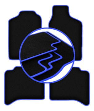 Avtomobilske preproge CARLUX-BLUE za: Opel Frontera B 5 vrat (1998-2006)