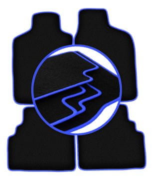 Avtomobilske preproge CARLUX-BLUE za: Opel Frontera B 3 vrata (1998-2006)