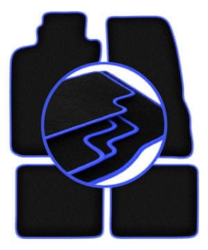 Avtomobilske preproge CARLUX-BLUE za: Toyota Celica VI coupe (1993-2000)