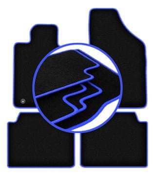 Avtomobilske preproge CARLUX-BLUE za: Renault Safrane liftback (1992-2000)