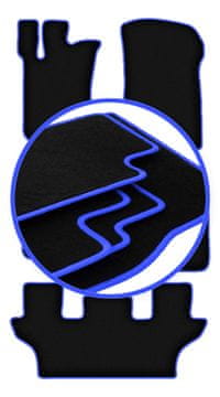 Avtomobilske preproge CARLUX-BLUE za: Mercedes R251 / V251 7 sedežev (2005-2013)