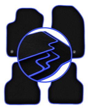 CARLUX-BLUE avto tepihi za: Alfa Romeo Giulietta hatchback (2010-2020)