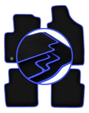 Avtomobilske preproge CARLUX-BLUE za: Ford Ka MK2 kombilimuzina (2008-2012)