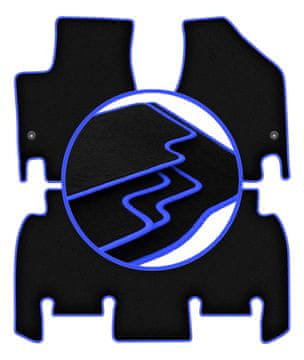Avtomobilske preproge CARLUX-BLUE za: Chrysler Pacifica RU enoprostorec (2016-)