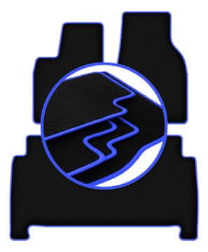Avtomobilske preproge CARLUX-BLUE za: Tesla Model X SUV (2016-)