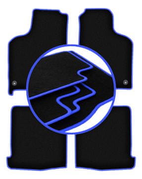 Avtomobilske preproge CARLUX-BLUE za: Volkswagen Lupo 3L kombilimuzina (1997-2005)