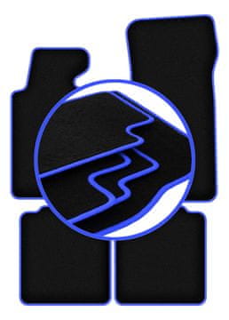 Avtomobilske preproge CARLUX-BLUE za: BMW 7 E32 LONG (1986-1994)