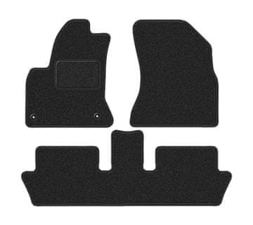 Velurne avtotesnine za: Citroen C4 Picasso I enoprostorec (2006-2013) antra