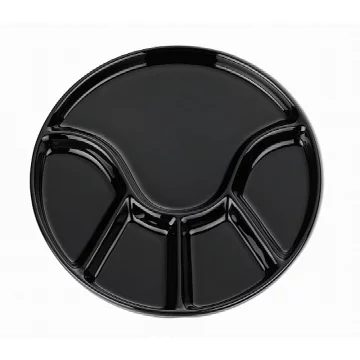 Krožnik za Fondue ANNELI črn 21,5 cm KL-67404