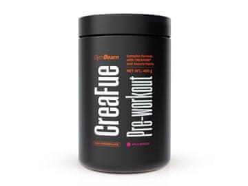 GymBeam Predvadbena mešanica CreaFue s kreatinom, 450 g