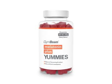 GymBeam Gumi bonboni Melatonin Plus Yummies z okusom češnje