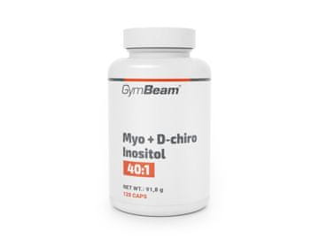 GymBeam Myo+D-chiro inozitol – kombinacija inozitolov v kapsulah