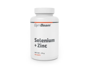 GymBeam Selen + cink – mineralni kompleks v kapsulah