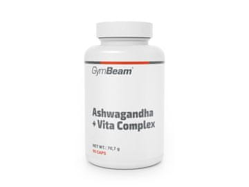 GymBeam Ašvaganda + Vita kompleks, 90 kapsul