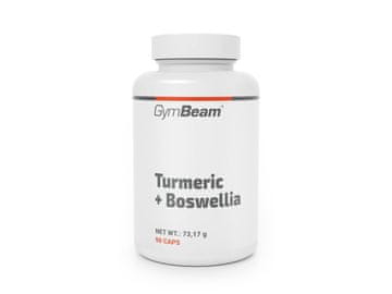 GymBeam Kurkuma + Bosvelija – kapsule, 90 kapsul