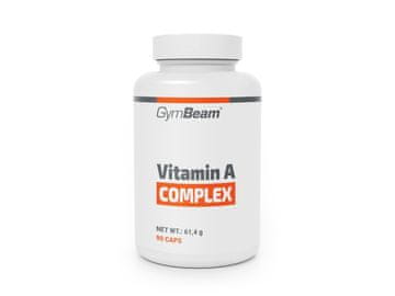 GymBeam Kompleks vitamina A v kapsulah, 90 kapsul