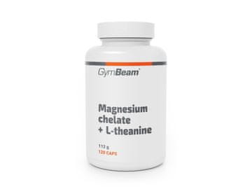 GymBeam Prehransko dopolnilo Magnezijev kelat + L-teanin, 120 kapsul