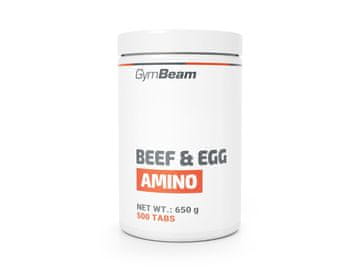 GymBeam Kompleks aminokislin Beef&Egg v tabletah