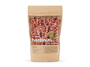 GymBeam Neolupljeni nepraženi lešniki 500 g