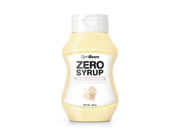 GymBeam ZERO sirup Bela čokolada, 350 ml