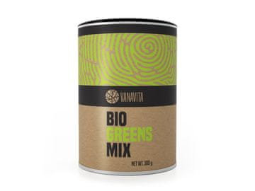 GymBeam BIO Greens Mix iz 11 rastlin 300 g