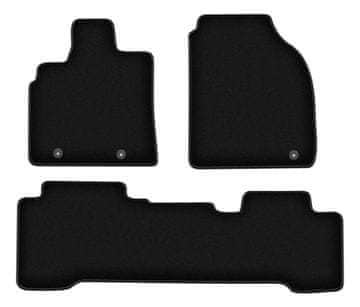 Črne velurne talne obloge BASIC za: Acura MDX I SUV (2001-2006)