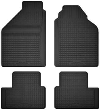 Gumijaste avtotesnilne preproge, komplet 4 kosov, univerzalne za: Lancia Ypsilon II kombilimuzina (2003-2011)