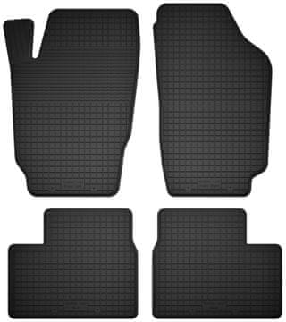 Gumijaste avtotesnilne preproge, komplet 4 kosov, univerzalne za: Peugeot 206 hatchback, SW, karavan, CC, kabriolet (1998-2010)